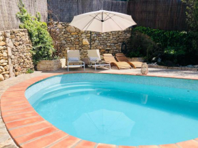 Le Mas des Alberes Piscine privative proche mer et Collioure, climatisation, parking ,WiFi